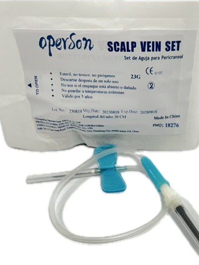 Aguja para pericraneal con PMQ